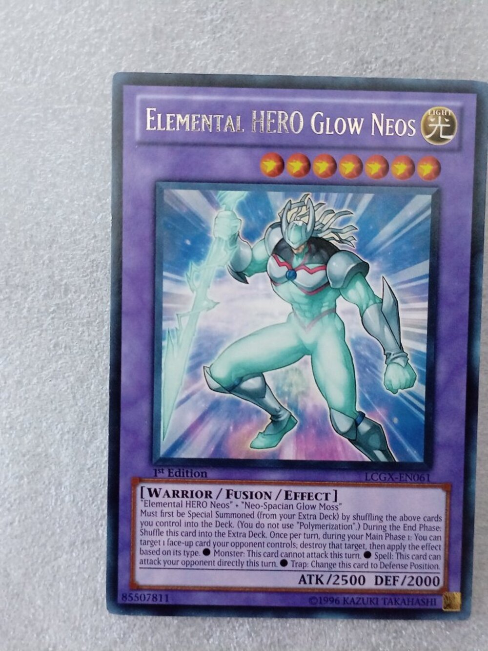 YU-GI-OH! - Elemental Hero Glow Neos (LCGX-EN061) -NM